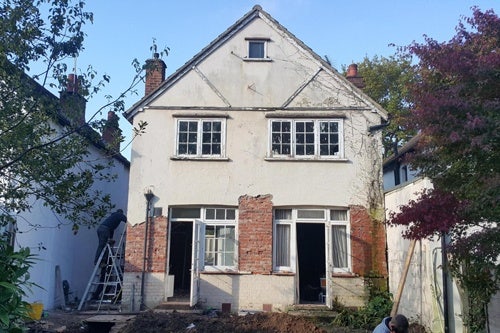 before photo of clapham rear extension